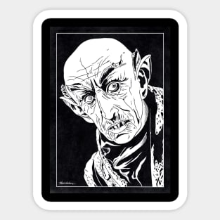 NOSFERATU (Black and White) Sticker